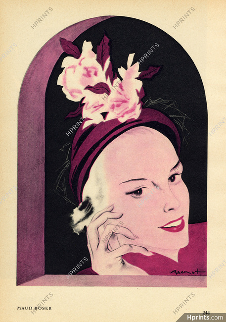 Maud Roser 1946 Hats, Brénot