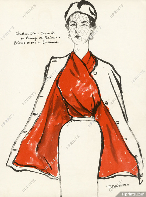 Christian Dior 1952 Sylvia Braverman, Ducharne (Blouse) & Raimon