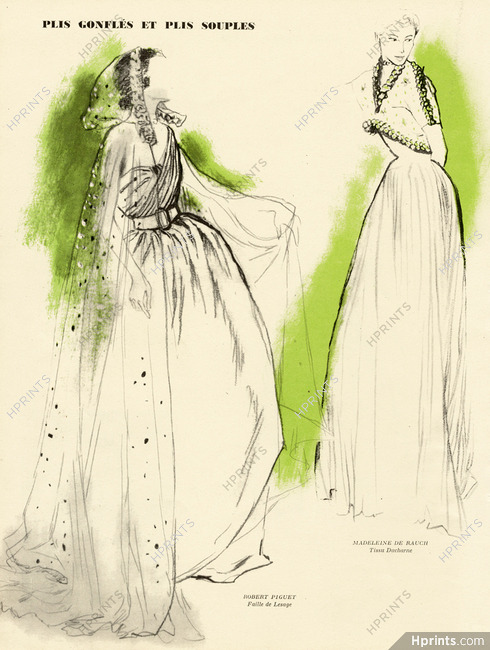 Robert Piguet (Lesage), Madeleine De Rauch (Ducharne) 1949