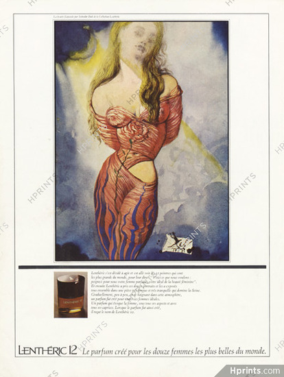 Lenthéric (Perfumes) 1968 "Lentheric 12" Salvador Dali