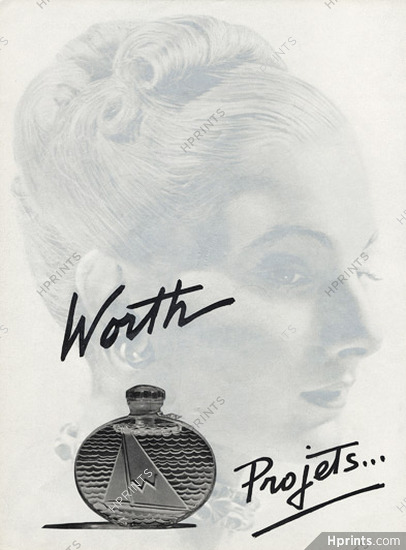 Worth (Perfumes) 1937 Projets, Portrait