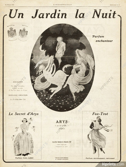 Arys 1923 Gerda Wegener, Un Jardin La Nuit