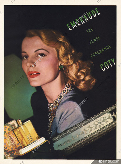 Coty (Perfumes) 1943 Emeraude