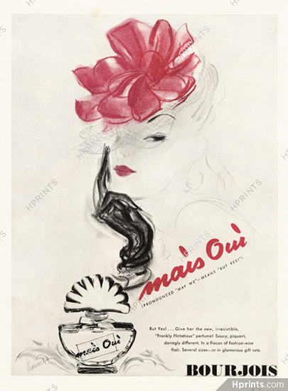 Bourjois (Perfumes) 1940 Mais Oui, Leonard