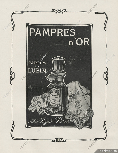 Lubin, Perfumes — Original adverts and images
