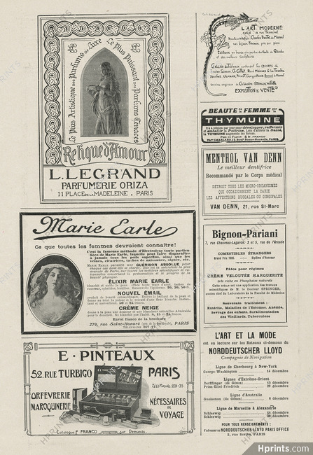 Oriza-L.Legrand (Perfumes) 1910 Relique d'Amour