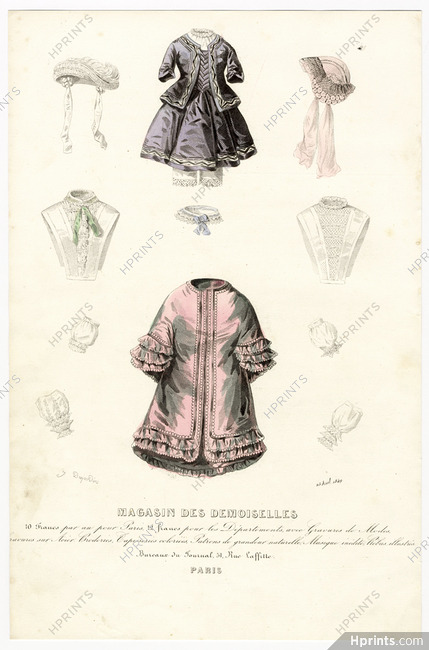 Magasin des Demoiselles 25 Avril 1849, Objets de modes, Toilette de petite fille
