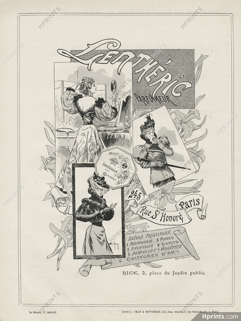 Lenthéric (Perfumes & Fashion) 1896