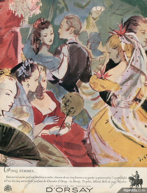 D'Orsay 1945 Cinq femmes... Delfau
