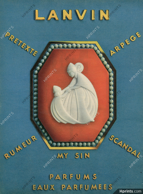 Lanvin (Perfumes) 1959 Arpège, Prétexte, Rumeur, My Sin, Scandal