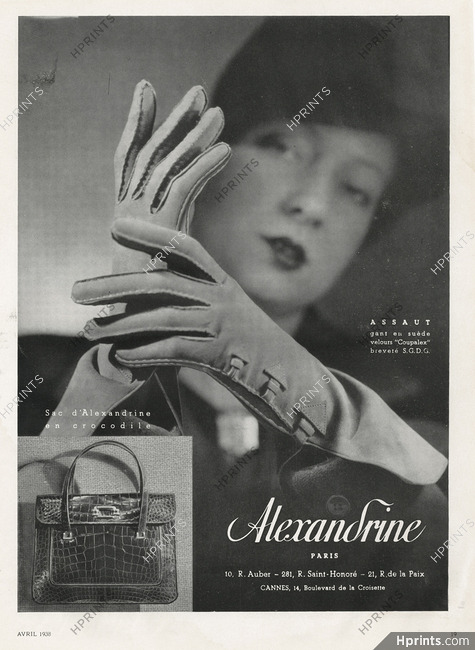 Alexandrine (Gloves) 1938 Handbag