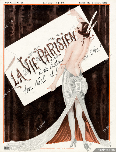 Georges Léonnec 1922 La Vie Parisienne Cover