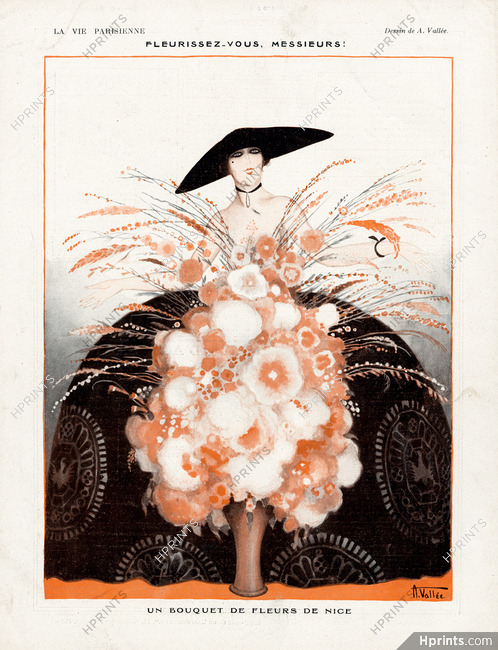 Armand Vallée 1922 Fleurissez-vous Messieurs, Fleurs de Nice