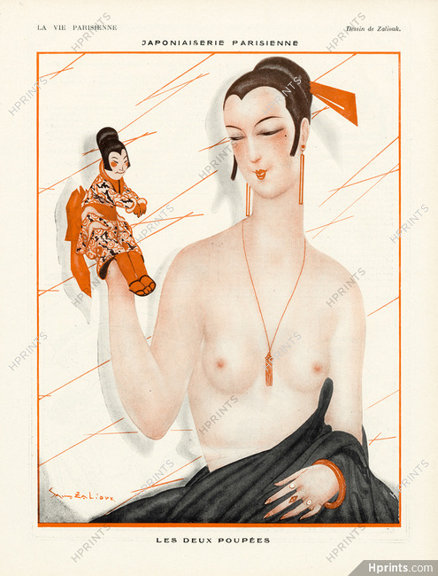 Zaliouk 1922 Japoniaiserie Parisienne, Japanese Doll