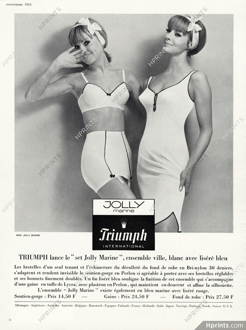 Warner's stretch bra print ad 1963 orig vintage 1960s retro art fashion  model