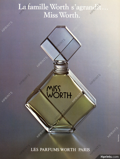 Worth (Perfumes) 1977 Miss Worth
