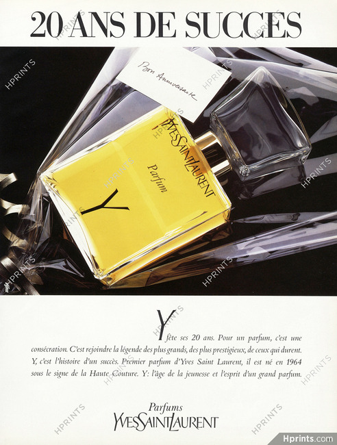 Yves Saint-Laurent (Perfumes) 1984 Y