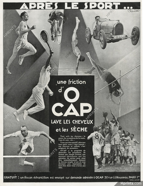 Ocap - L'Oréal (Hair Care) 1929 Sports, Jean Claude, Photos Intran
