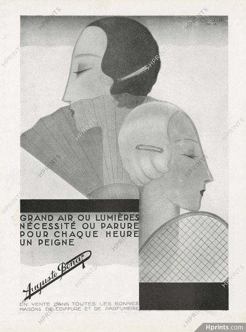 Auguste Bonaz (Combs) 1930 Claude, Art Deco