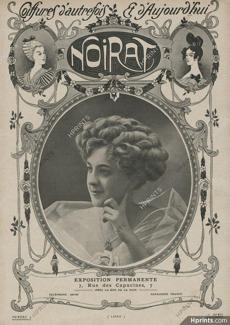 Noirat (Hairstyle) 1908 wig