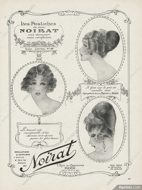 Noirat (Hairstyle) 1919 Wig