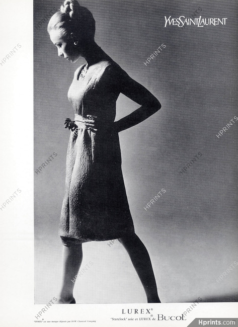 Yves Saint-Laurent (Couture) 1964 Bucol, Photo Kublin