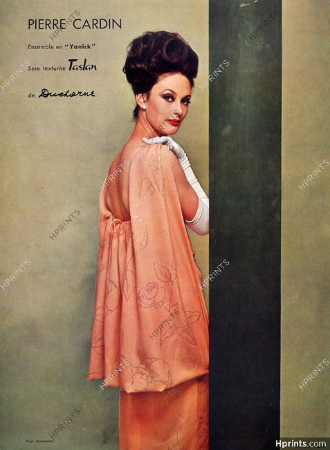 Pierre Cardin 1961 Ducharne, Evening Gown, Photo de Vassal
