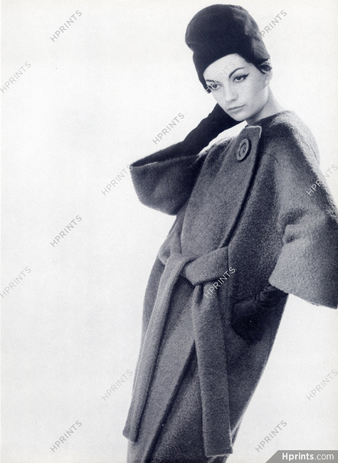 Pierre Cardin 1960 Coat, Photo Georges Saad, Lesur
