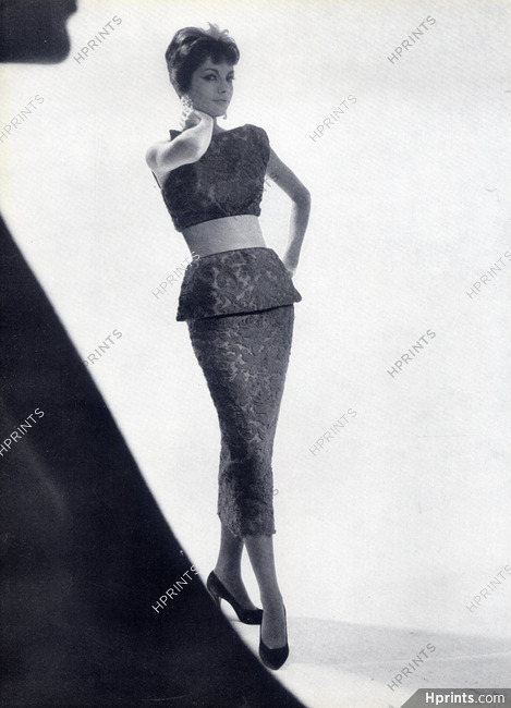 Pierre Cardin 1960 Photo Georges Saad, Marescot embroidery