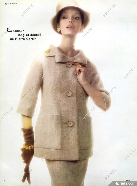 Pierre Cardin (Couture) 1960 Photo Guy Arsac, Cartier