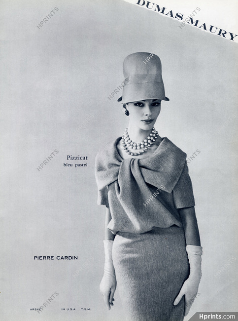 Pierre Cardin 1960 Photo Guy Arsac, Dumas & Maury