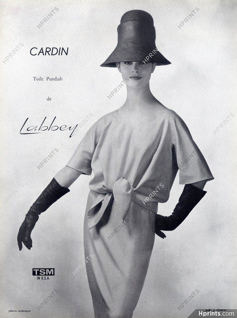 Pierre Cardin (Couture) 1960 Photo Seeberger, Labbey