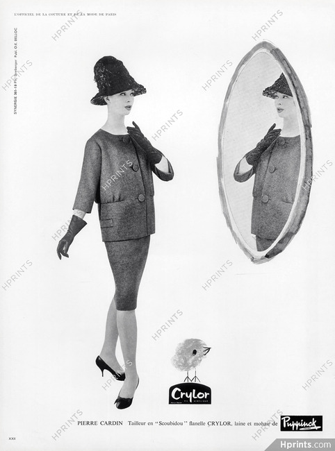 Pierre Cardin (Couture) 1960 Photo Seeberger