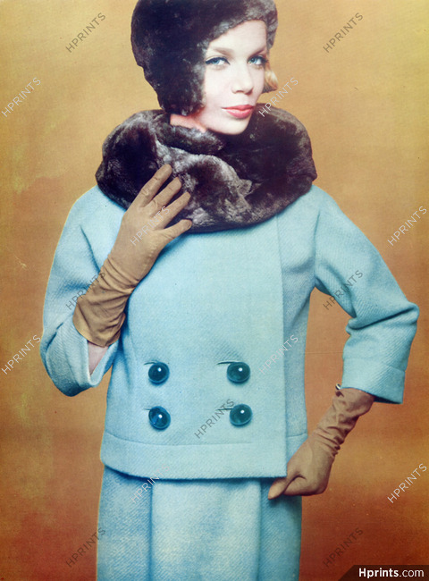 Pierre Cardin (Couture) 1960 Photo Philippe Pottier, Chatillon Mouly Roussel