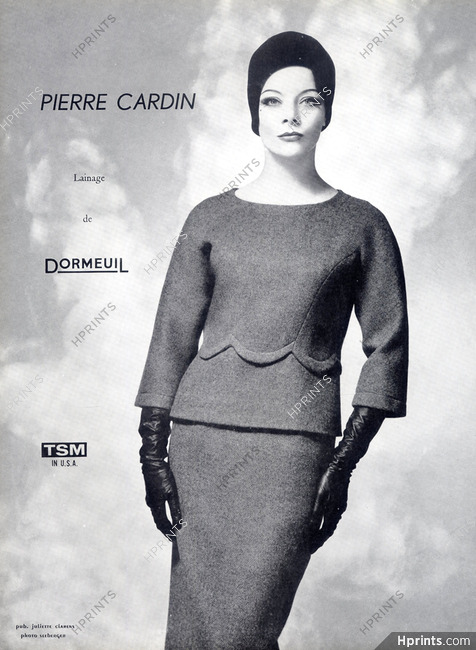 Pierre Cardin 1960 Photo Seeberger, Dormeuil Frères