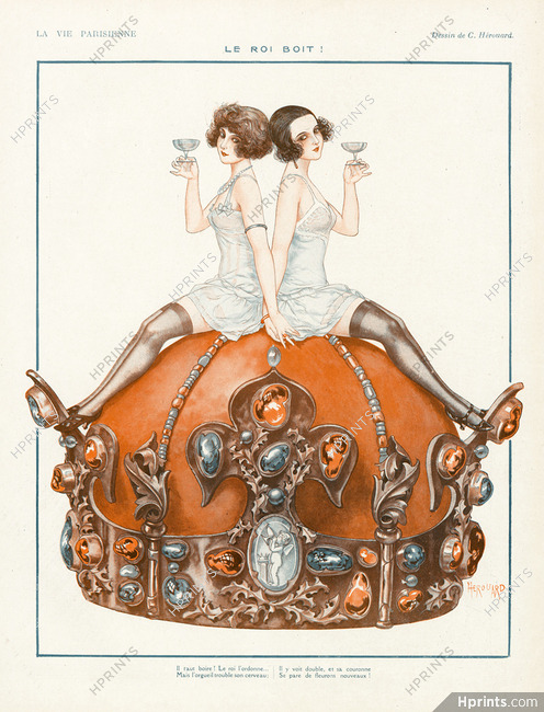 Hérouard 1924 Le Roi Boit, The Crown Jewels