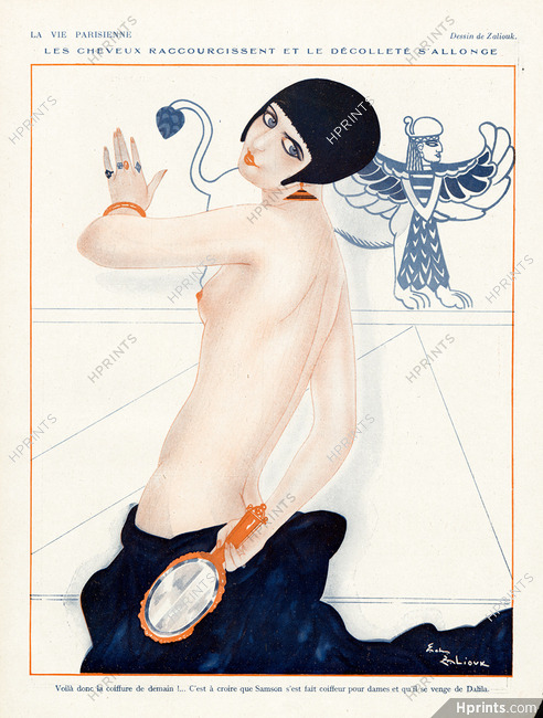 Sacha Zaliouk 1924 New Hairstyle Flapper, Mésopotamie