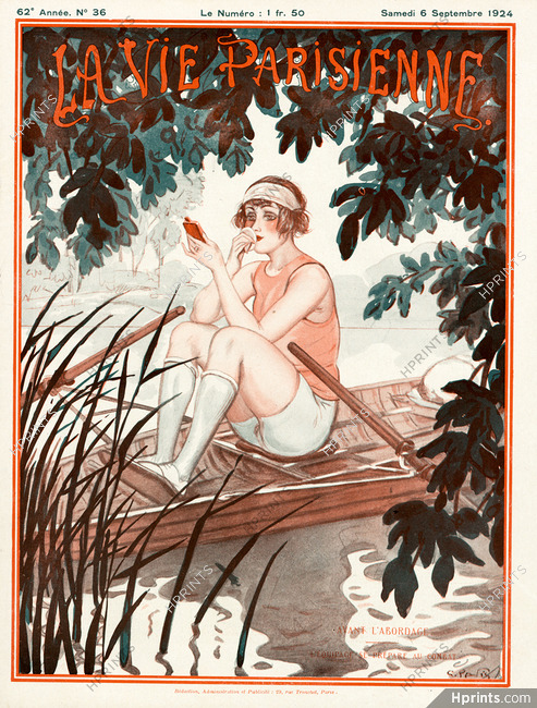 Georges Pavis 1924 Avant l'Abordage, La Vie Parisienne Cover
