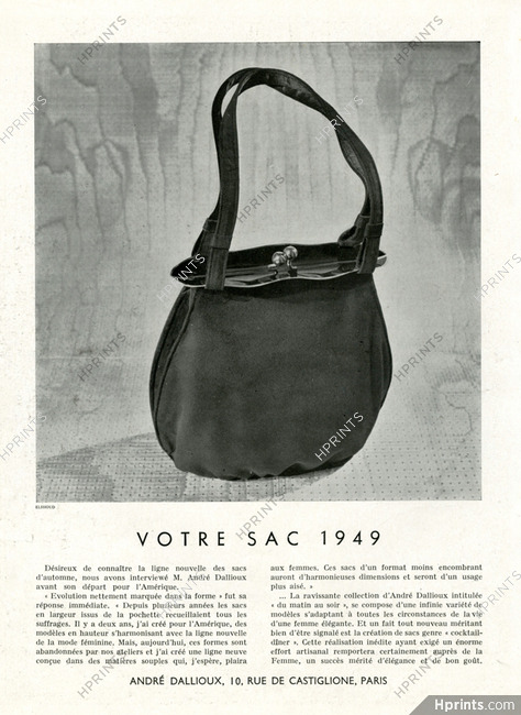 André Dallioux 1948 Handbag