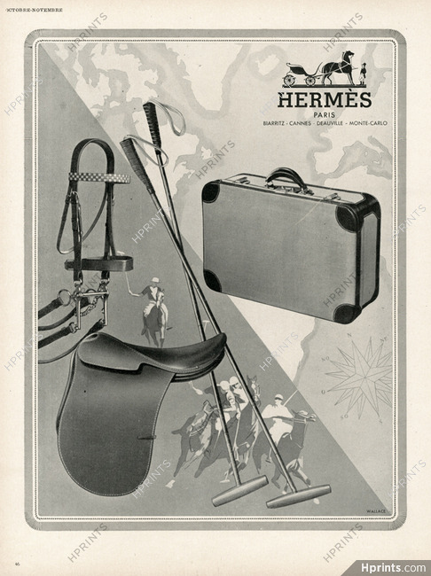 Hermès 1948 Sports equipment & Luggage, Saddle Polo, Suitcase