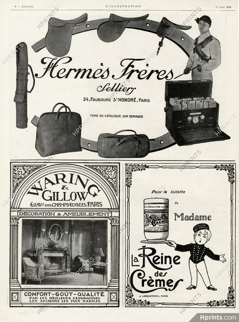 Hermès (Luggage, Baggage) 1924
