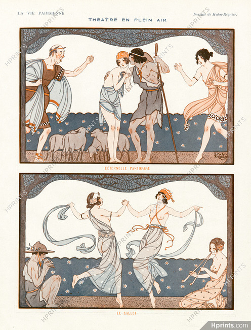 Kuhn-Régnier 1923 Théâtre en Plein Air, Traditional Dance