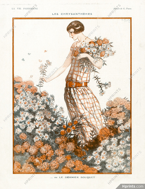 Georges Pavis 1923 Les Chrysanthèmes