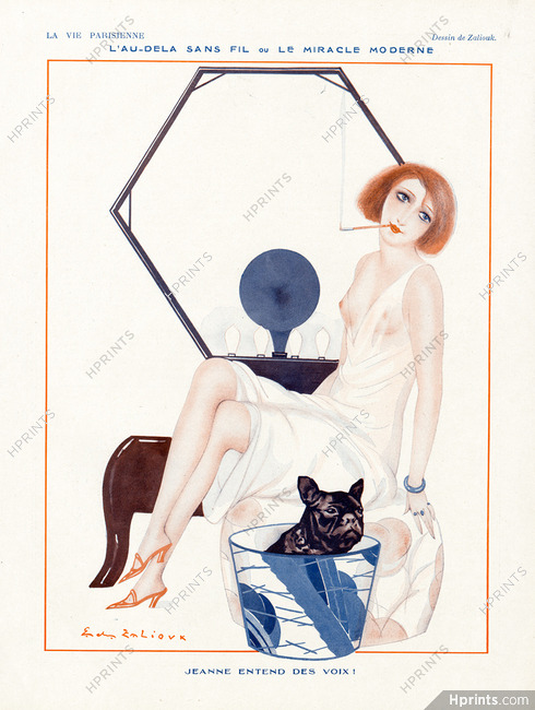 Zaliouk 1923 Jeanne Entend Des Voix ! French Bulldog