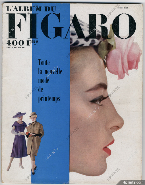 Album du Figaro 1954 N°46, Svend, Christian Dior, Jacques Fath, photo Richard Dormer