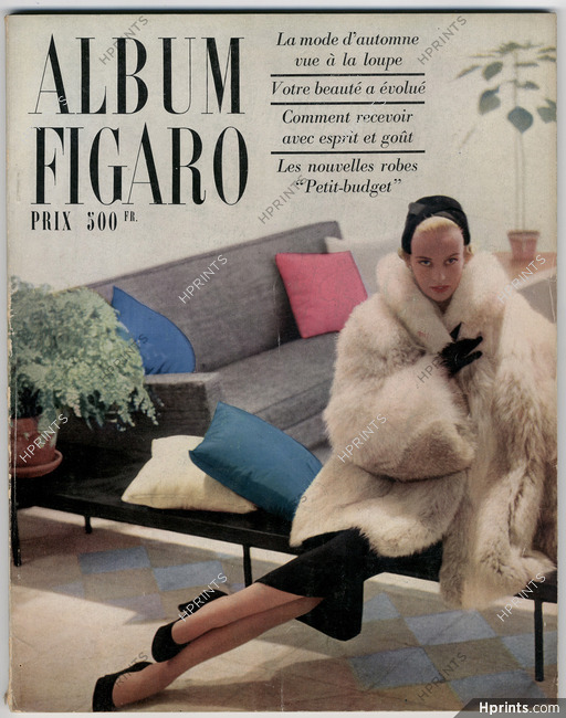 Album du Figaro 1952 N°38 Révillon chez Knoll, Photo Richard Dormer