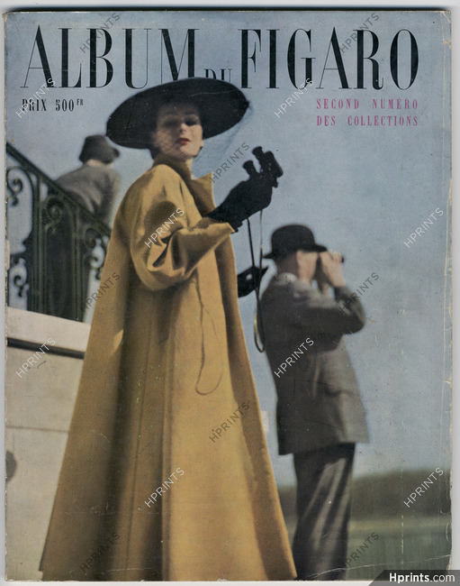 Album du Figaro 1952 N°35 Jacques Fath, photo Richard Dormer, 128 pages