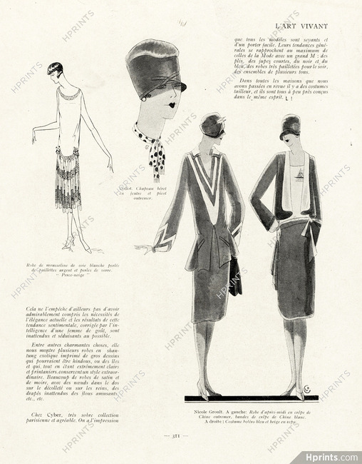 Nicole Groult 1926 Article 6 pages, 6 pages