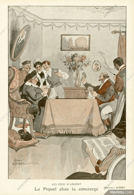 Léonce Burret 1912 Playing Cards