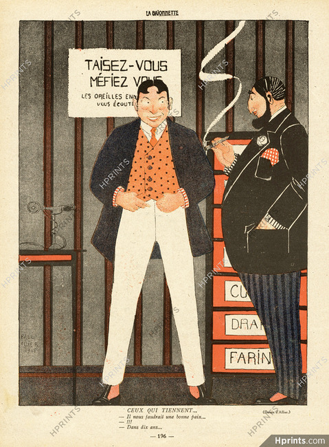 Paul Allier 1916 Stylish Men, Dandy